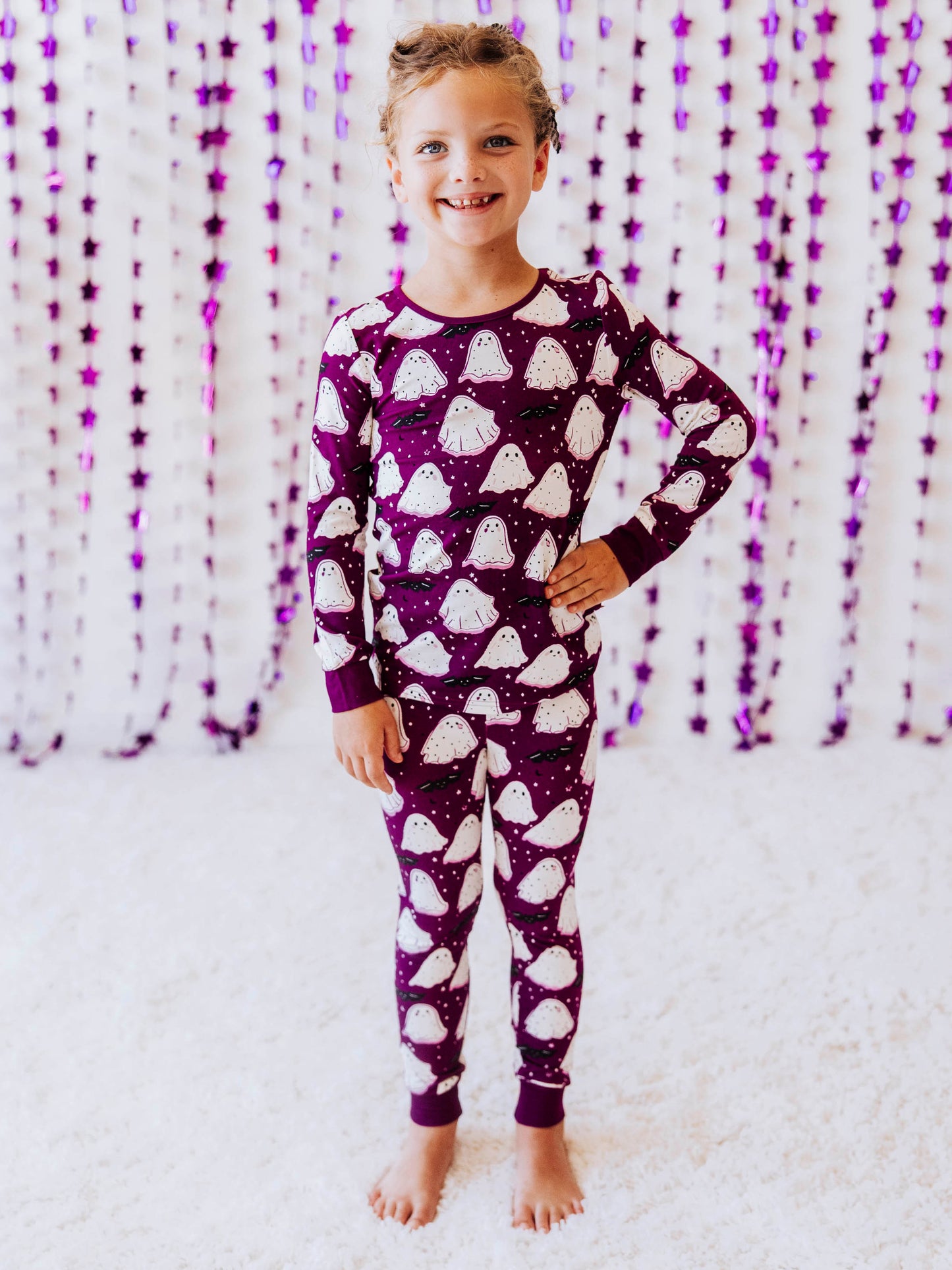 Cloud Fitted Pajamas - BOO!