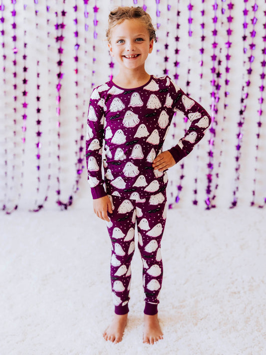 Cloud Fitted Pajamas - BOO!