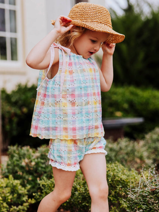 Lace Play Set - Sunny Day Plaid