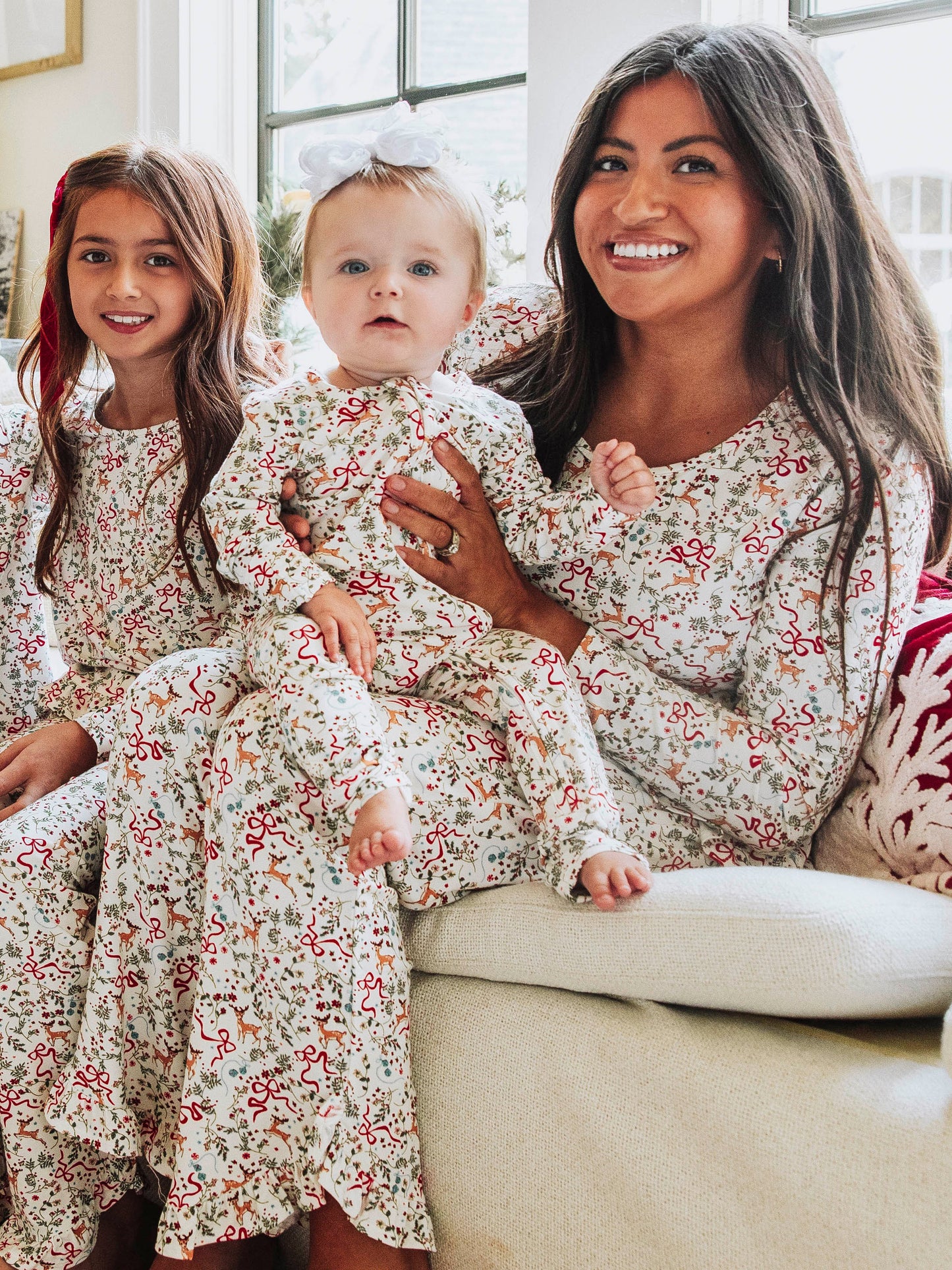 Cloud Layette - Holly Jolly Reindeer