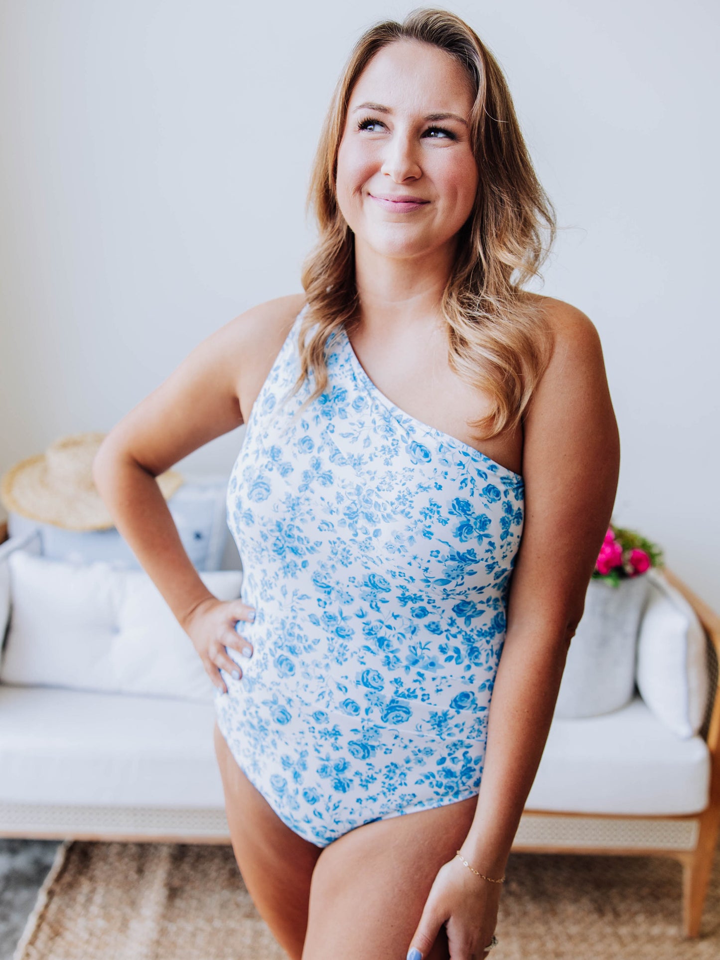 Women's Madelyn One Piece - Blooming Blues