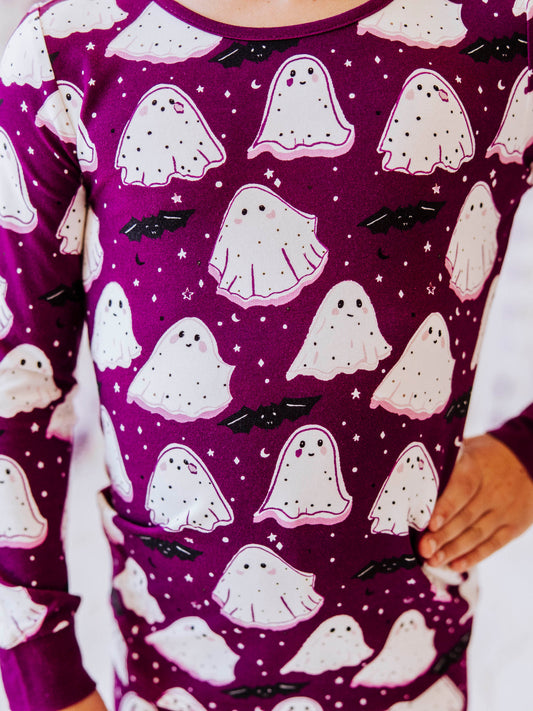Cloud Fitted Pajamas - BOO!