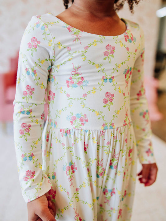 Leggy Romper - Floral Petit Four