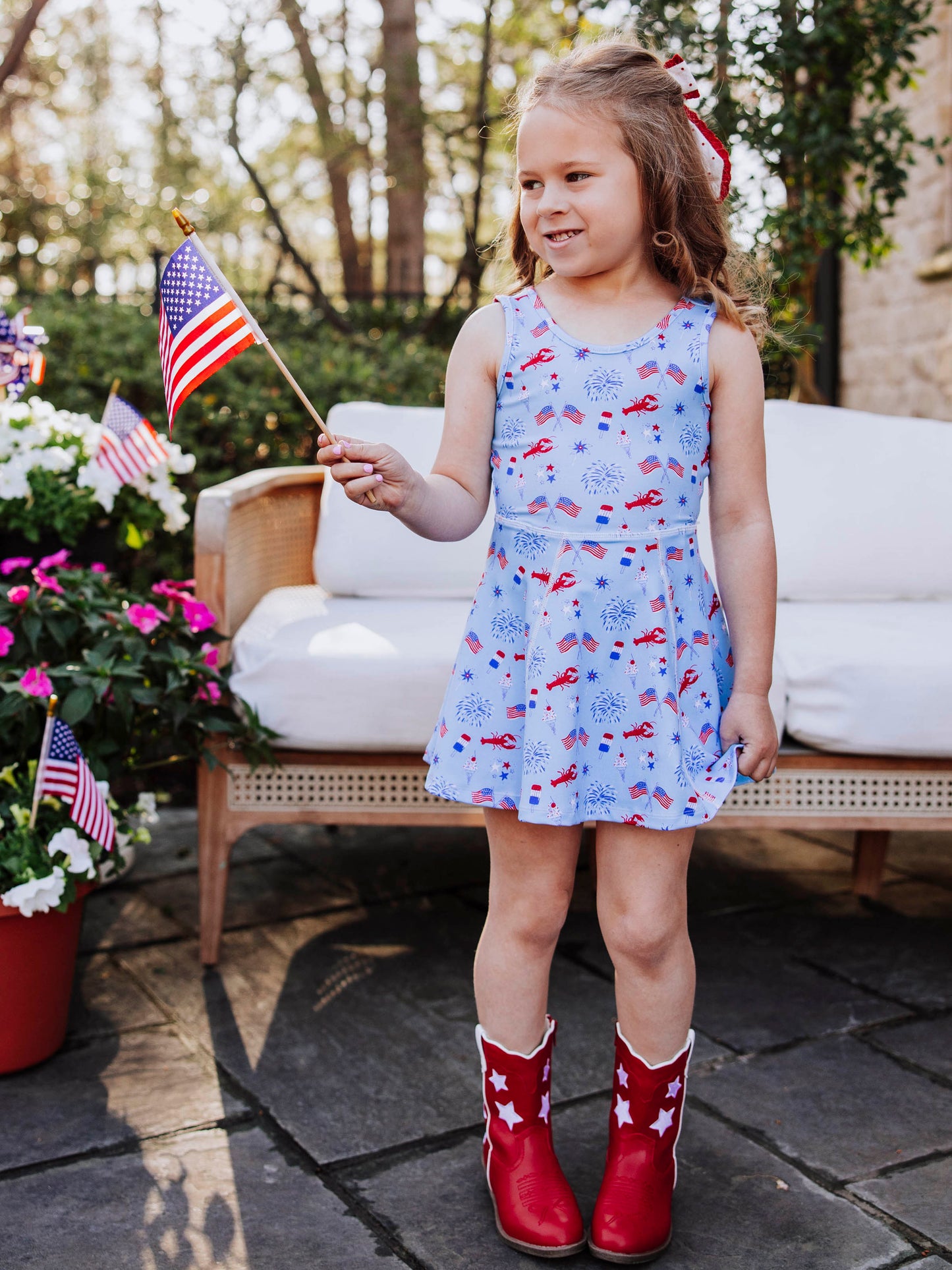 Tennis Dress - Let Freedom Ring (Size Down)