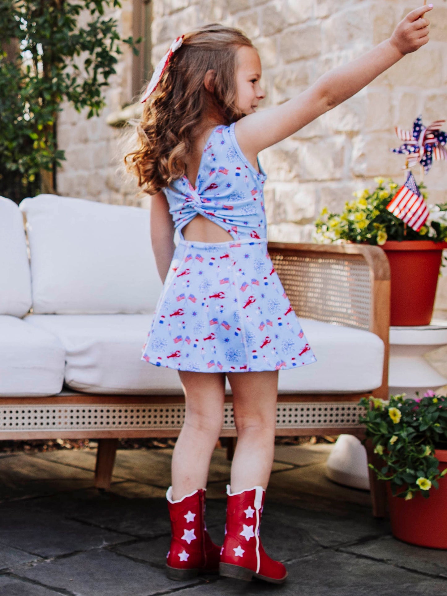 Tennis Dress - Let Freedom Ring (Size Down)