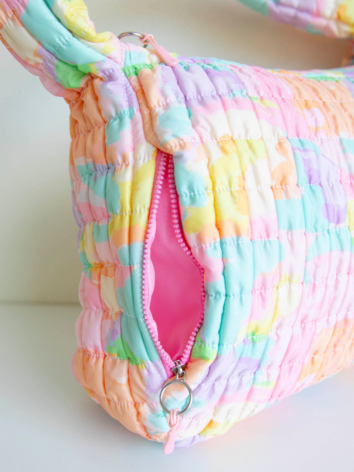 Puffer Tote - Cotton Candy Splash