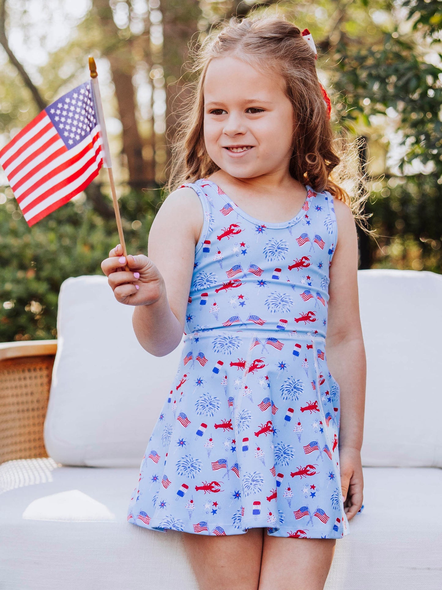 Tennis Dress - Let Freedom Ring (Size Down)