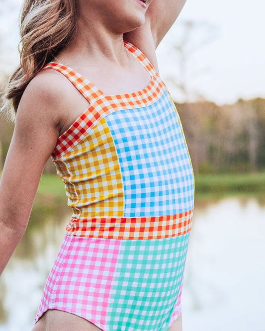 Mabel One Piece - Gingham Mix