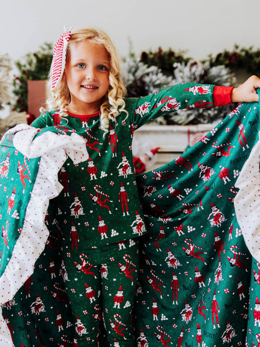 Dreamer Ruffled Blanket - Elves