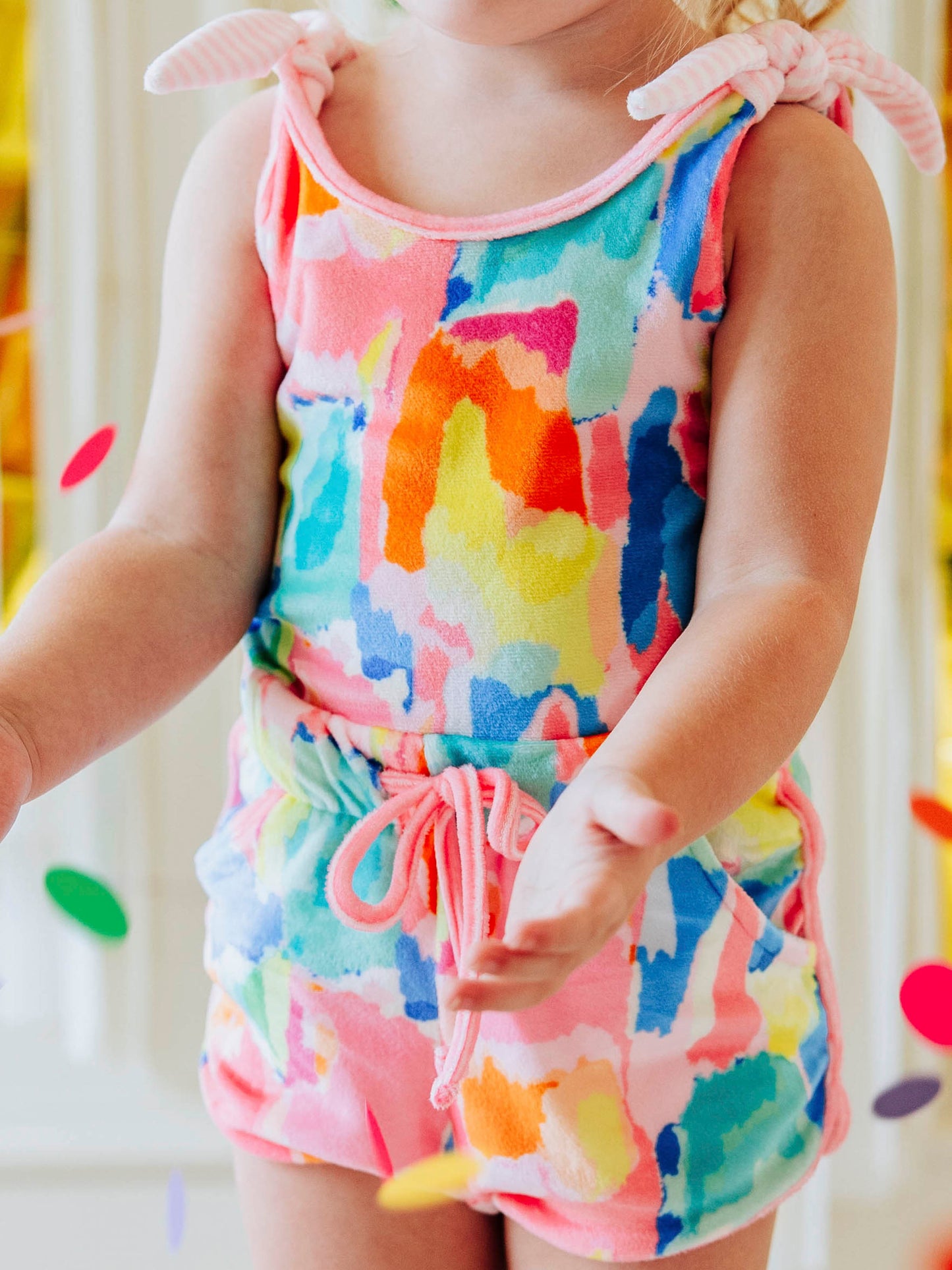 Tiffany Romper - Rainbow Splash