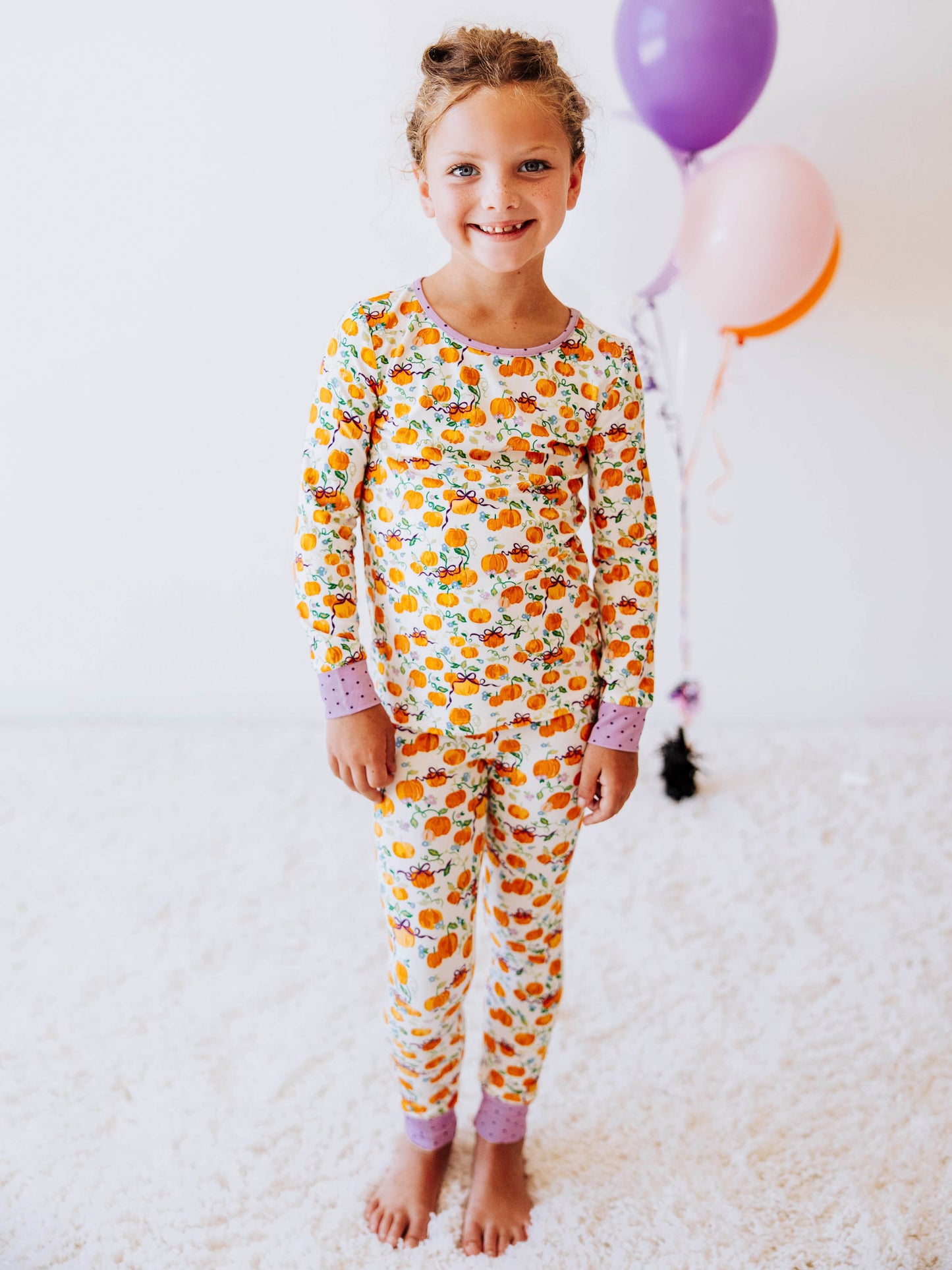 Cloud Fitted Pajamas - Little Pumpkin Princess