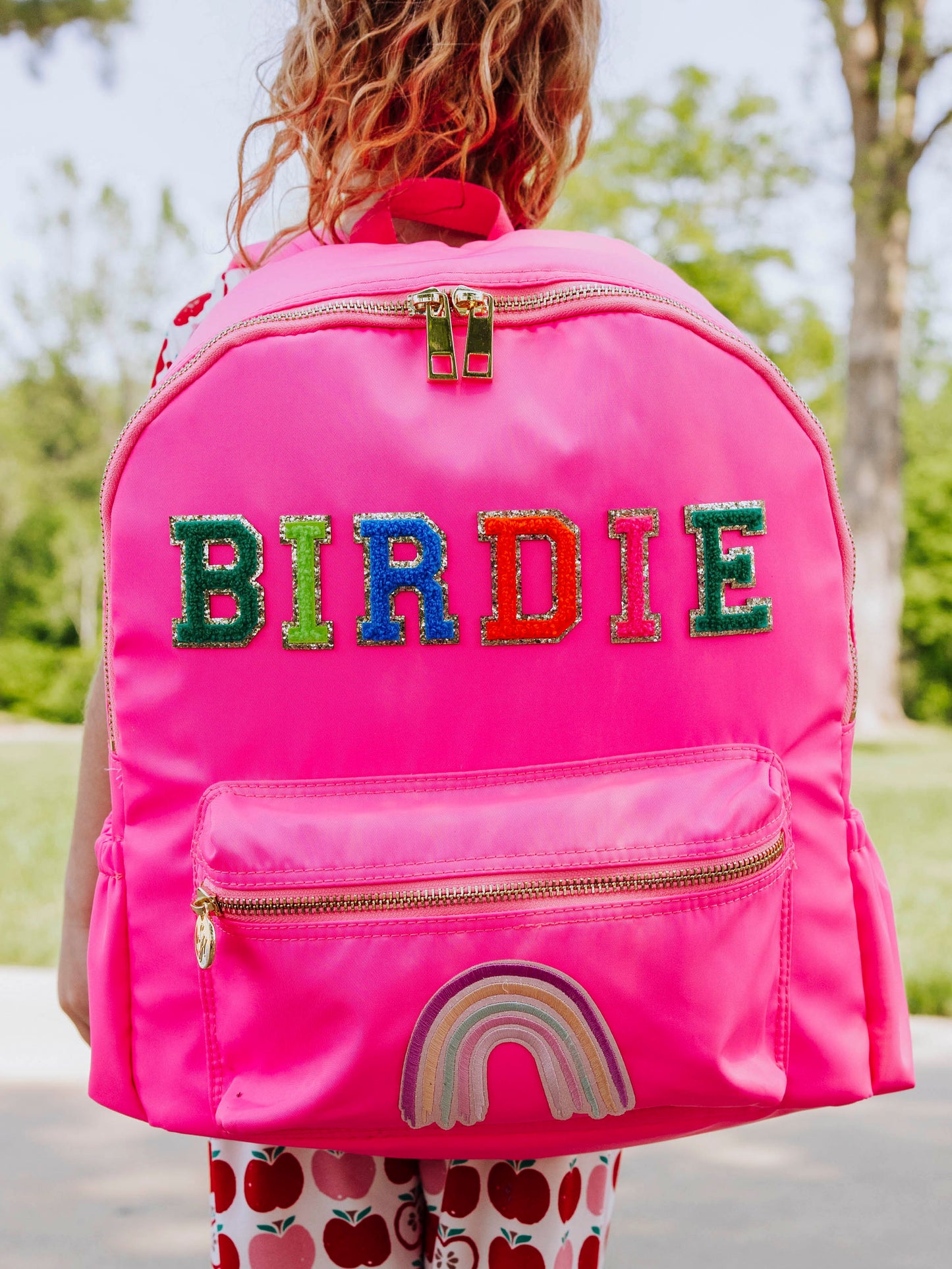 Retro Backpack - Vibrant Pink