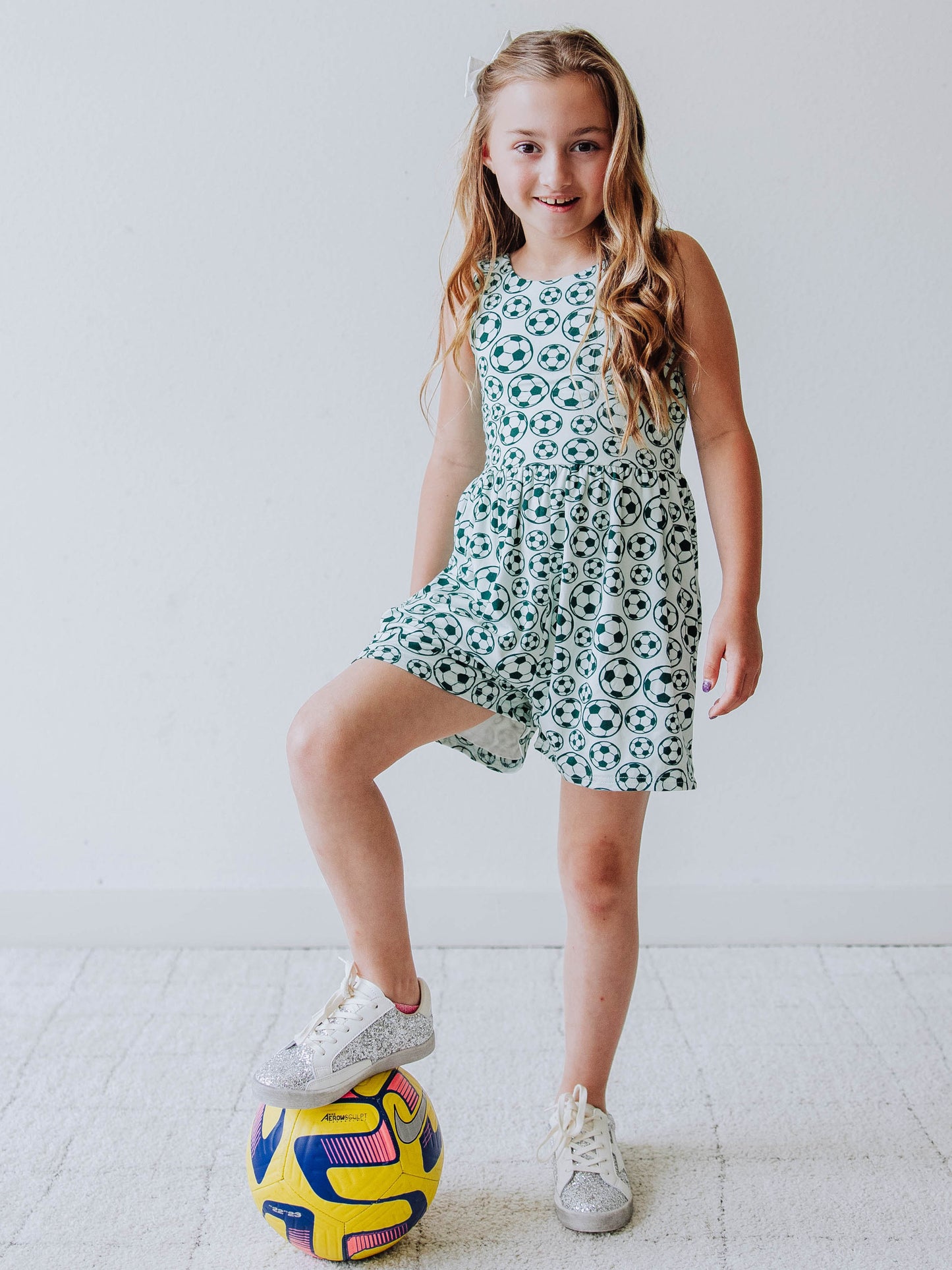 Short Leggy Romper - Soccer