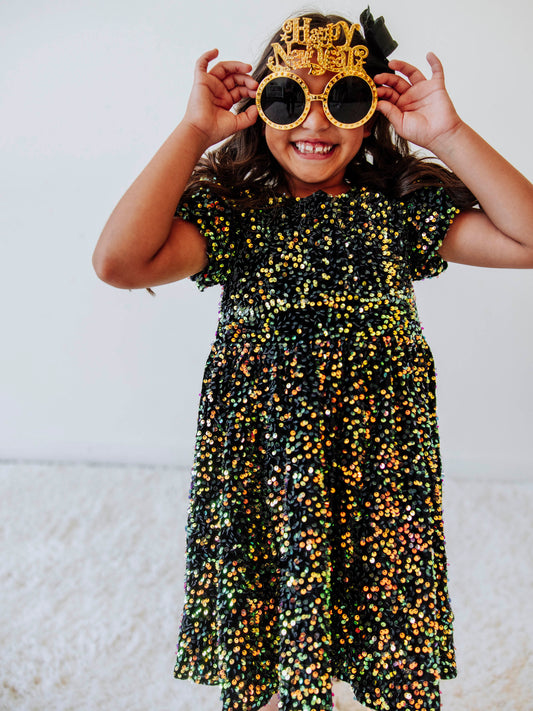 Sequin Dress - Glamorous Black