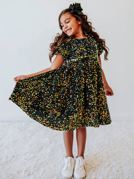 Sequin Dress - Glamorous Black