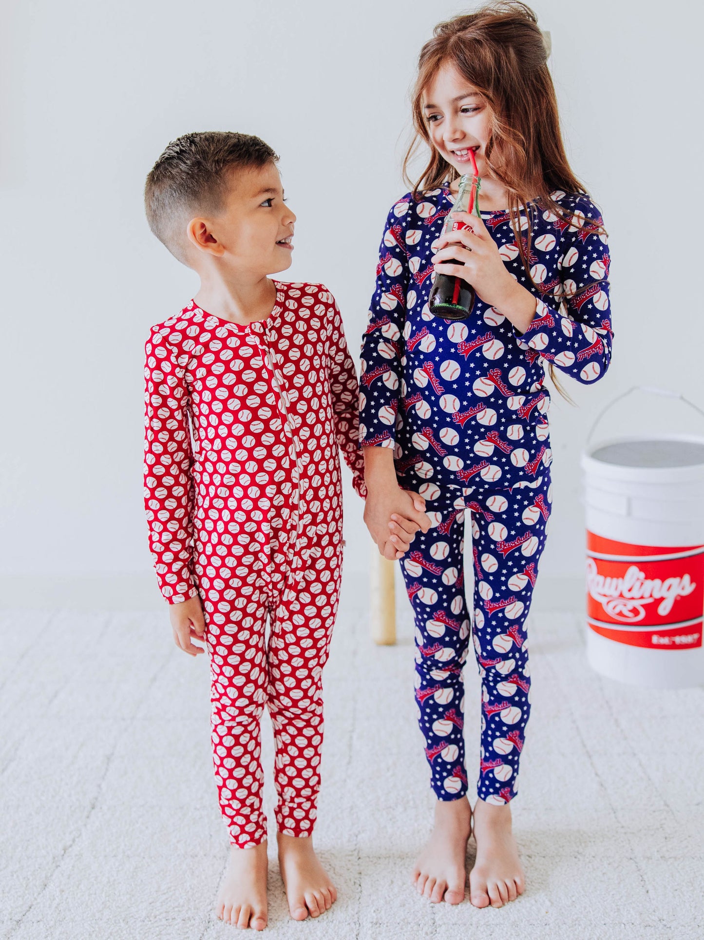Cloud Fitted Pajamas - Baseball