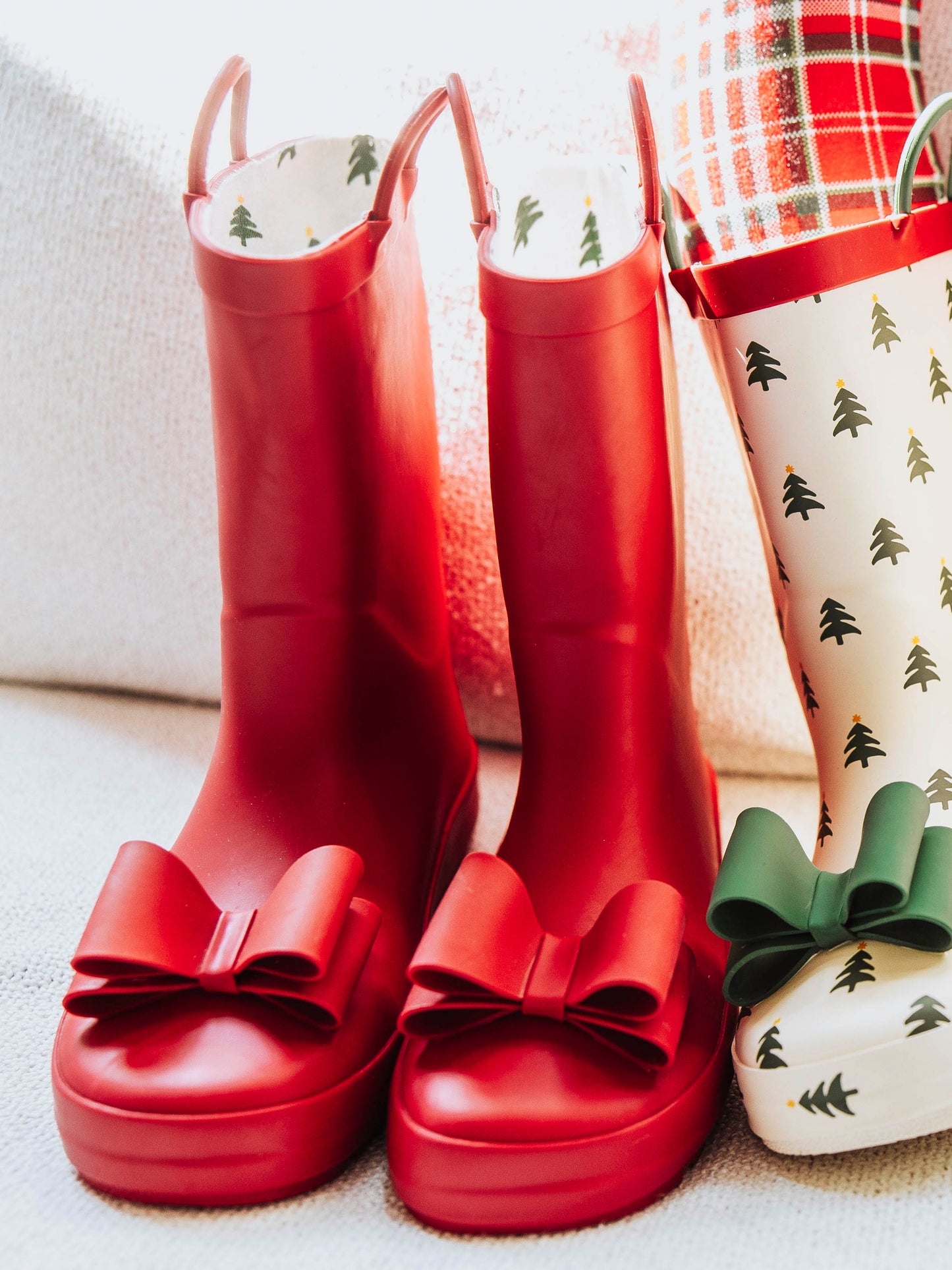 Cheery Rain Boots - Oh So Red