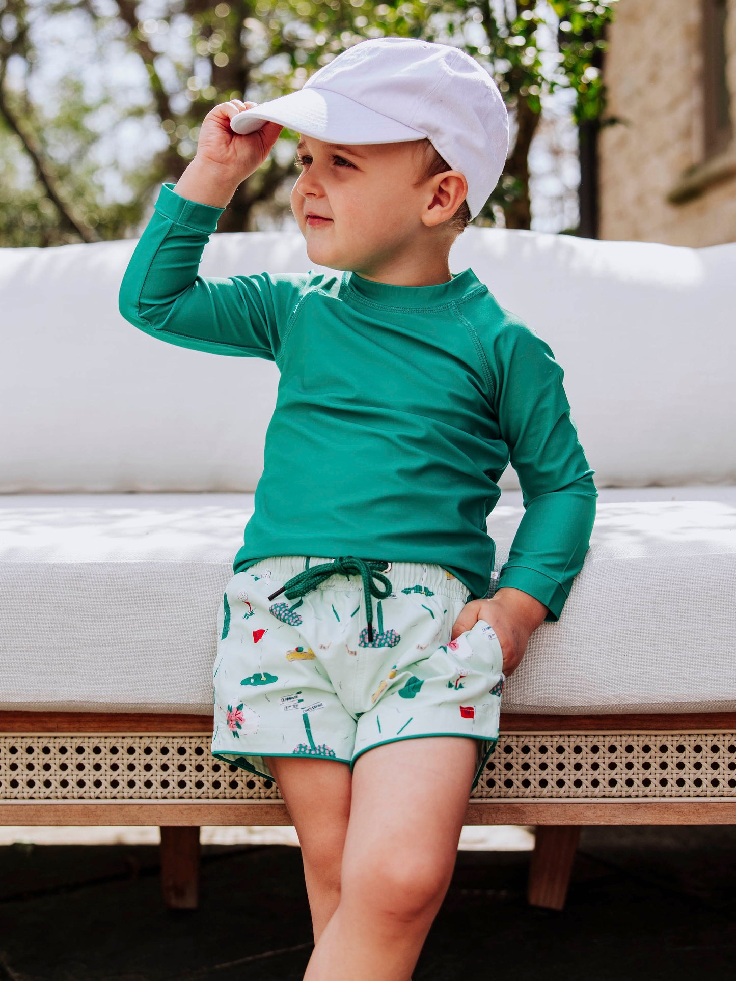 Boy's Swim Trunks - Hole in One