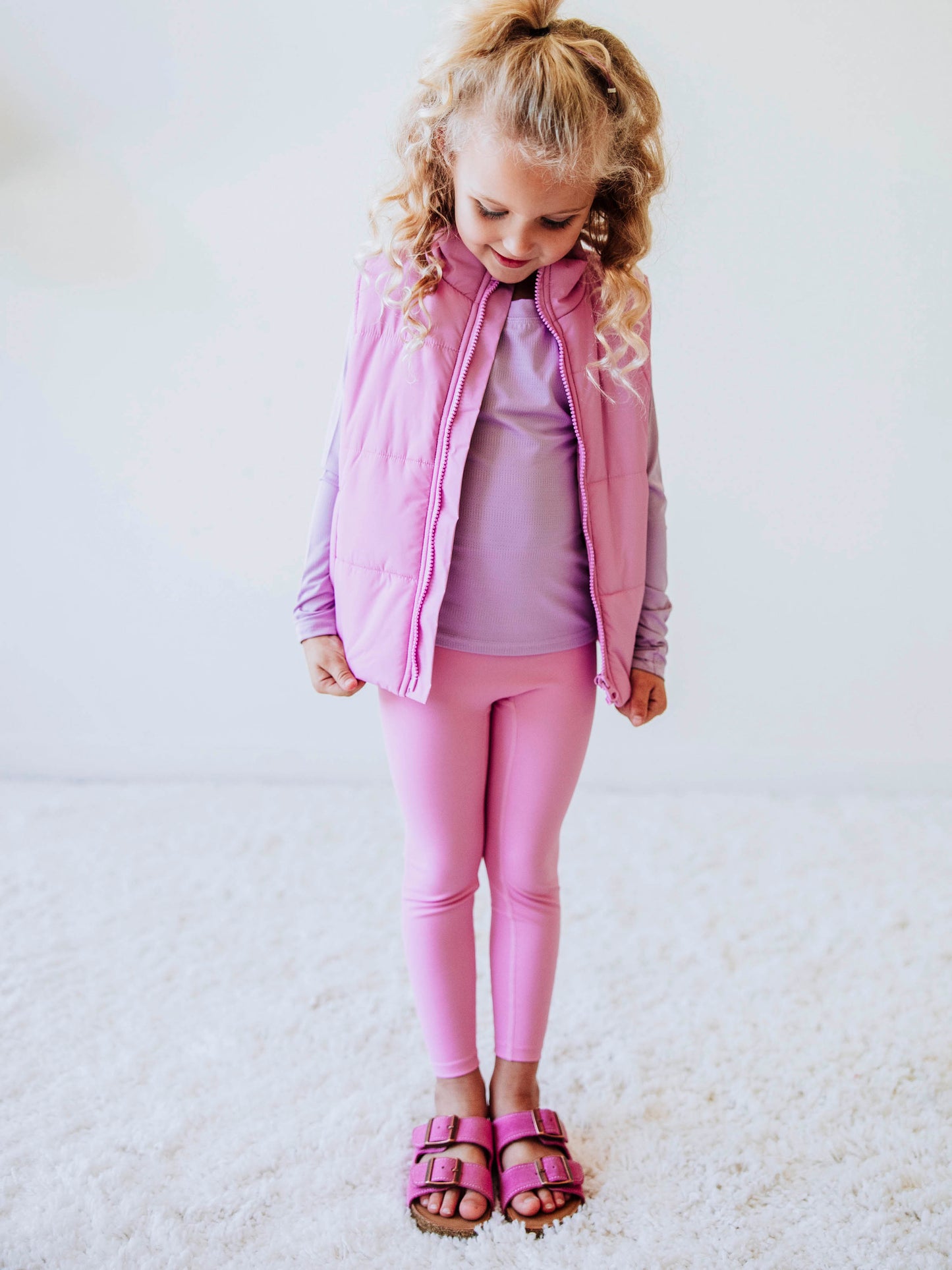 SweetHoney Suede Sandals - Light Magenta