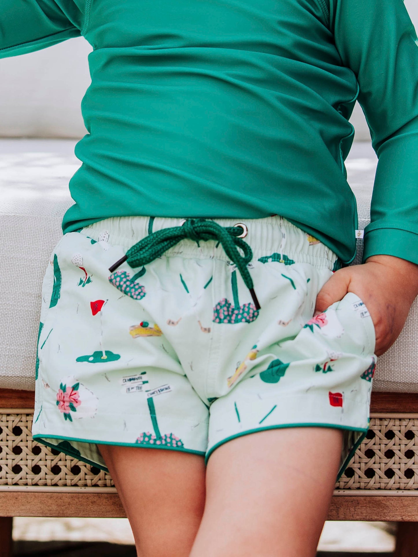 Boy's Swim Trunks - Hole in One