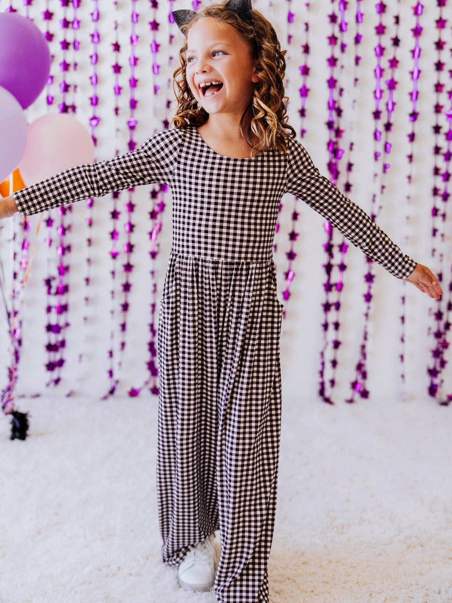 Leggy Romper - Midnight Check