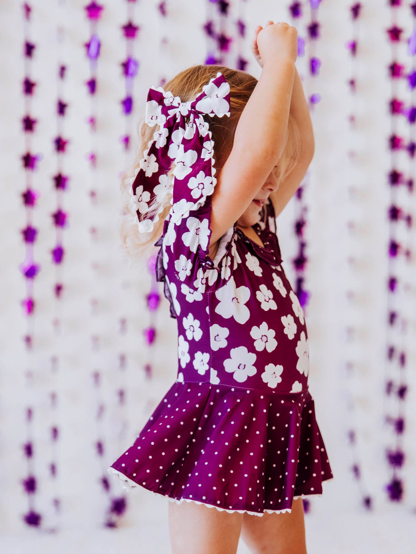 Skirted Leotard - Dancing Sugar Plum Floral