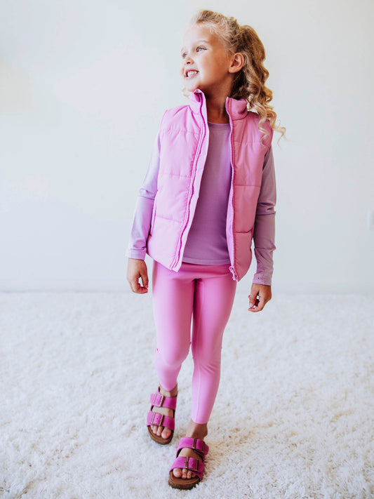 SweetHoney Suede Sandals - Light Magenta