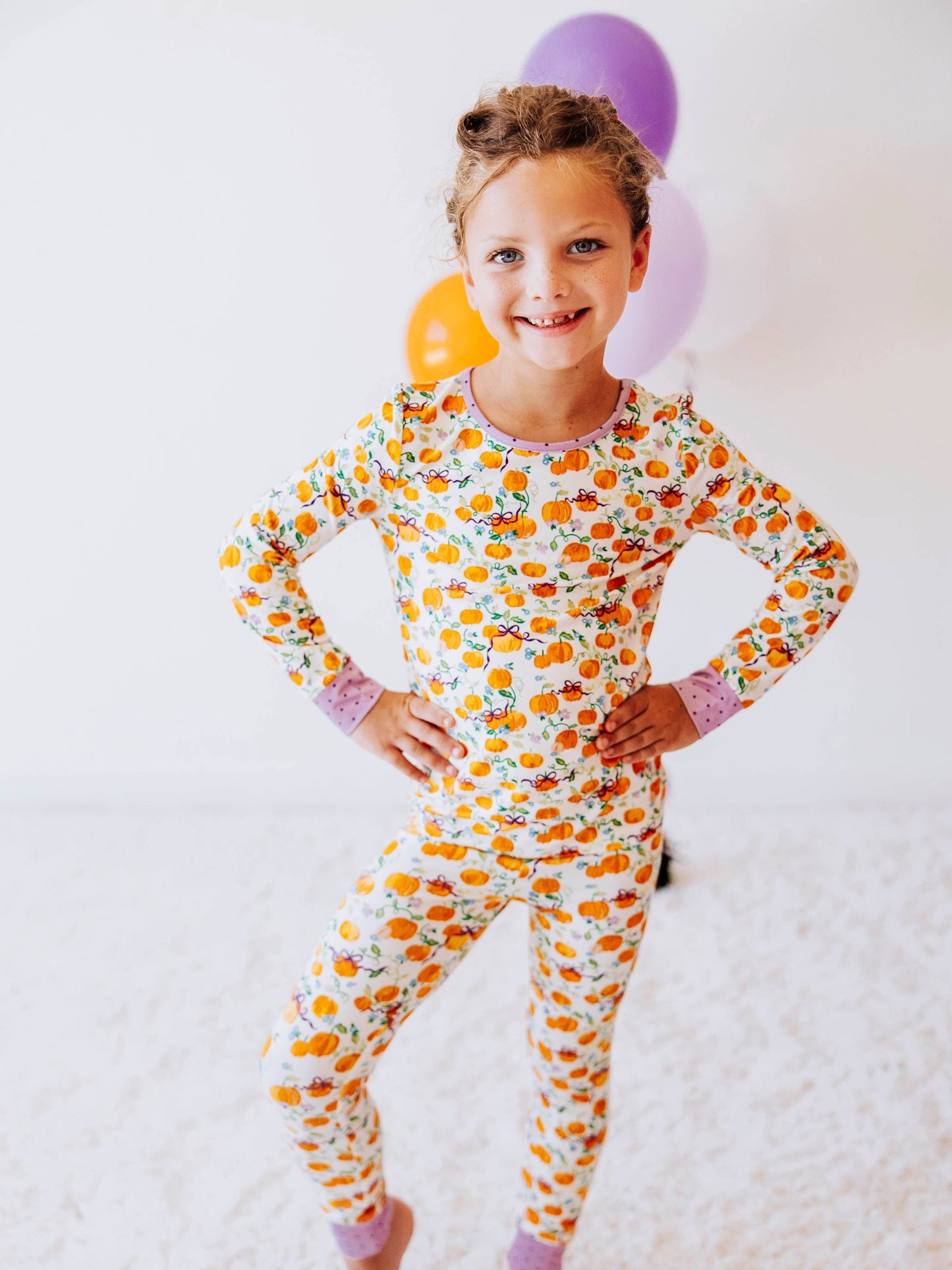 Cloud Fitted Pajamas - Little Pumpkin Princess