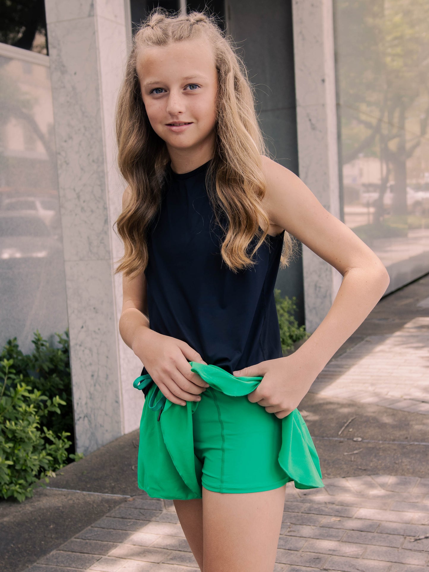 Flowy Shorts - Kelly Green