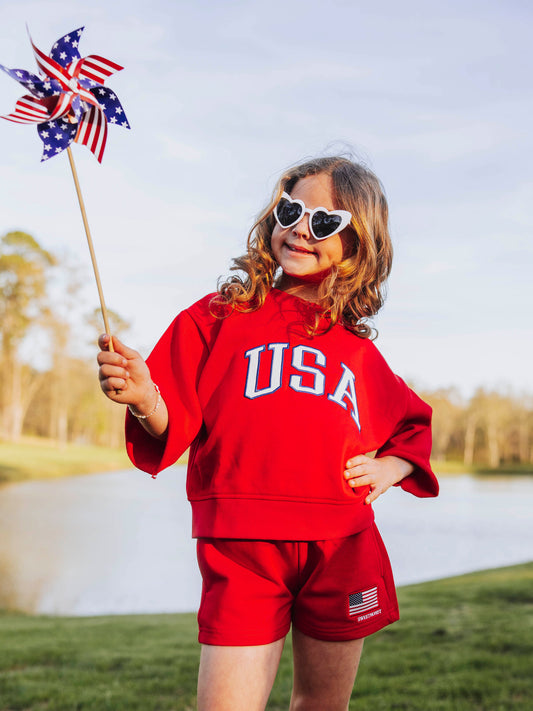 Sweat Set - Red USA