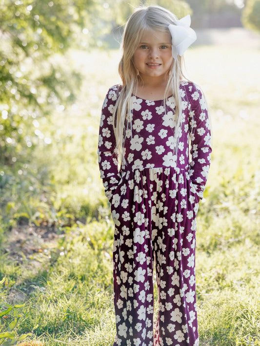 Leggy Romper - Sugar Plum Floral