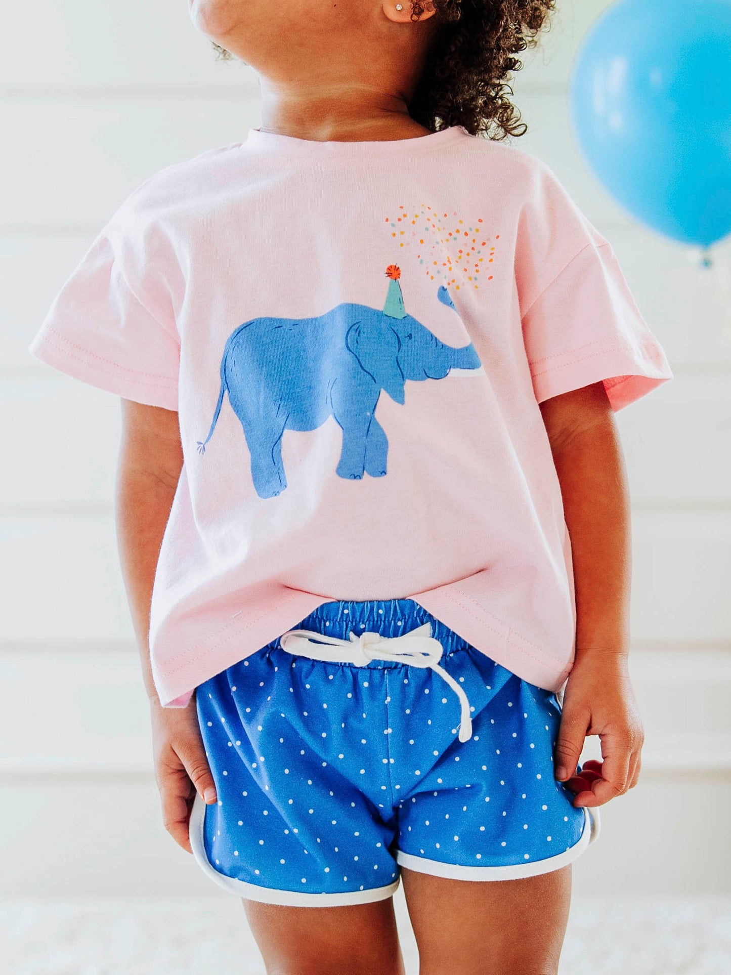 Graphic Tee - Confetti Poppin' Elephant