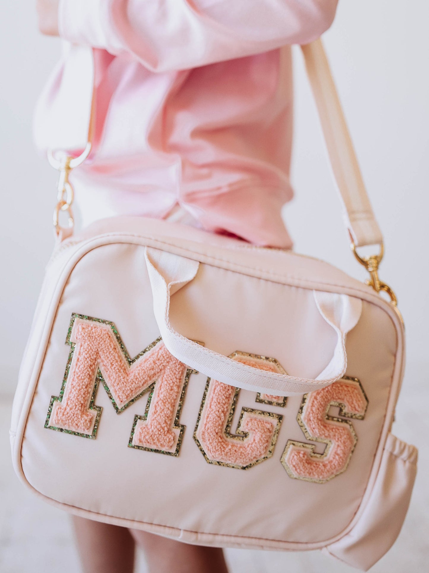 Letter Patch - Rose Peach