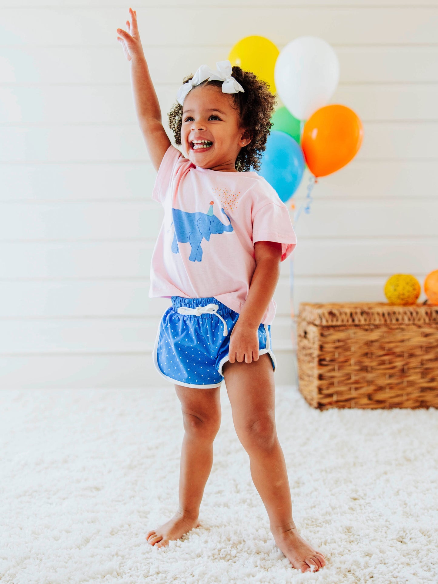 Graphic Tee - Confetti Poppin' Elephant