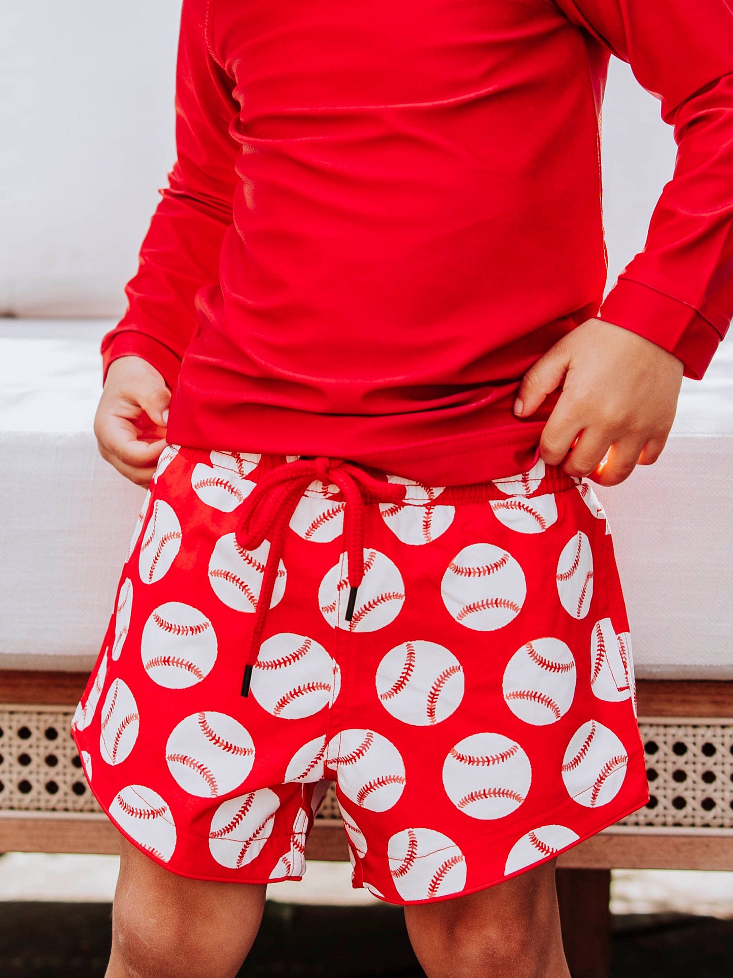 Boy's Swim Trunks - Home Run