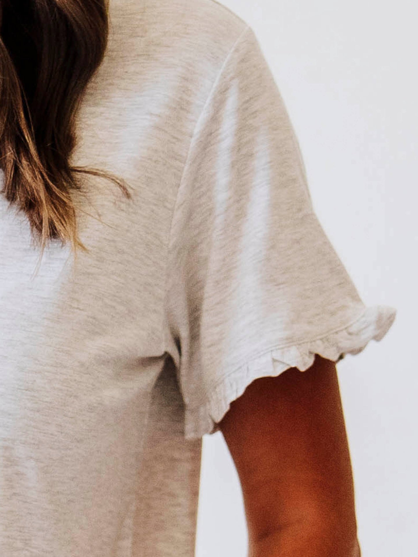 Women's Shortie Set - Ash Gray
