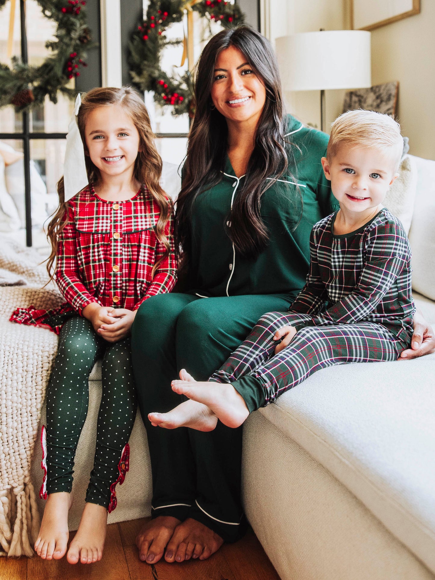 Cloud Fitted Pajamas - Christmas Traditions