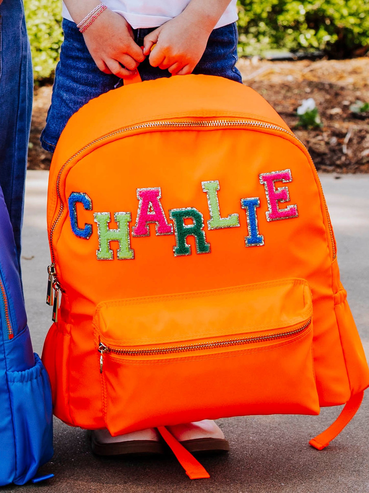Retro Backpack - Sunburst Orange