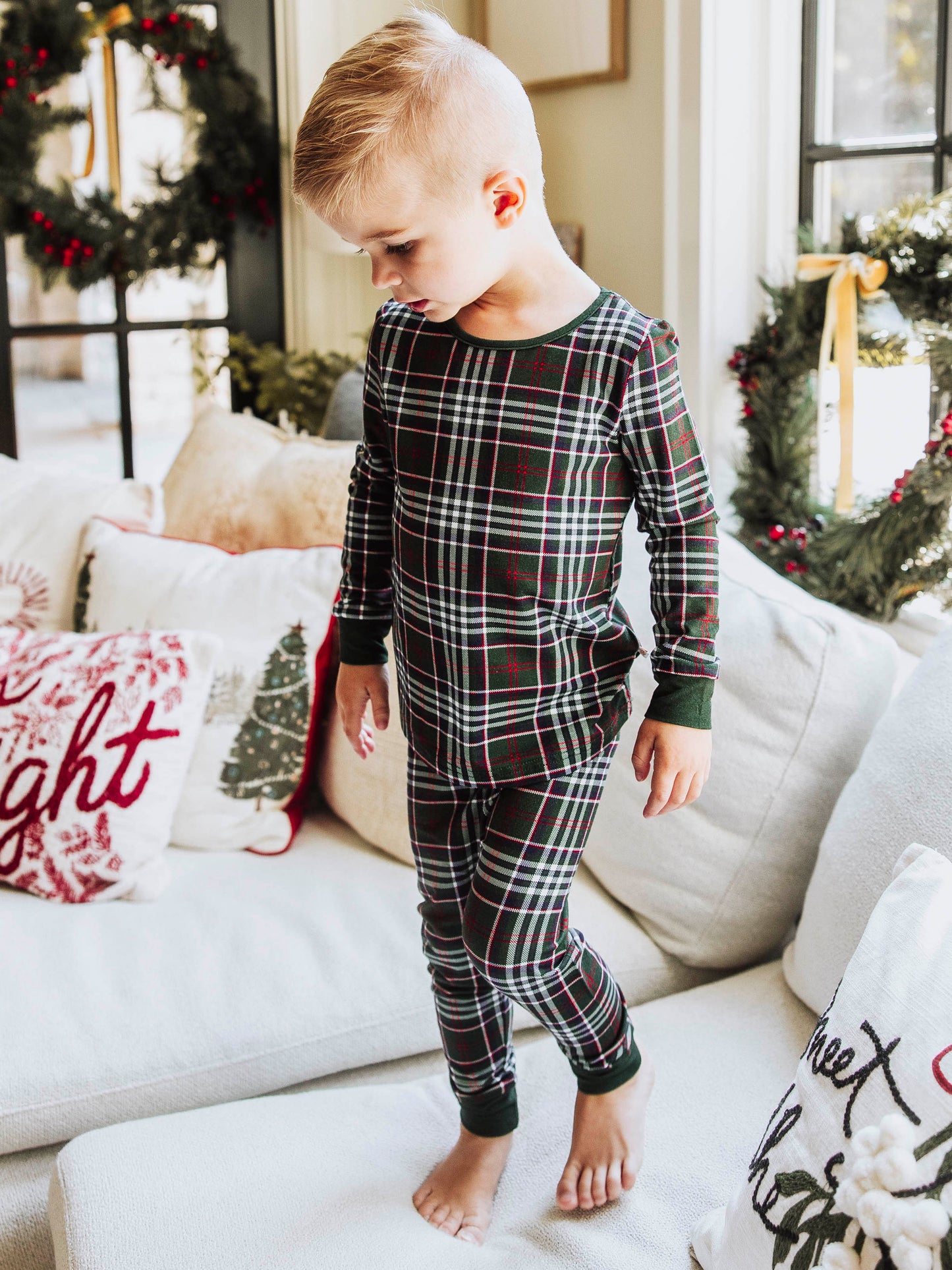Cloud Fitted Pajamas - Christmas Traditions