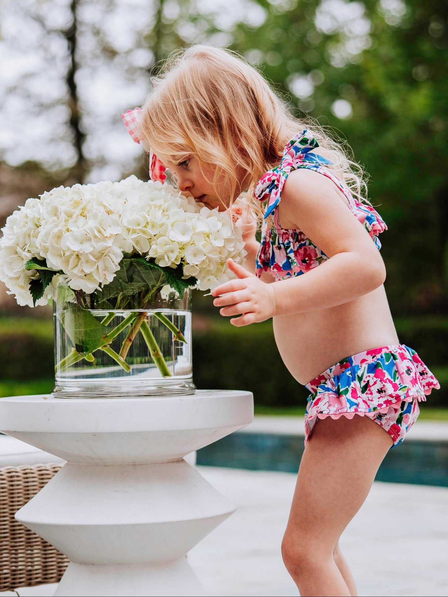 Minnie Skirted Bikini - Joyful Poppies