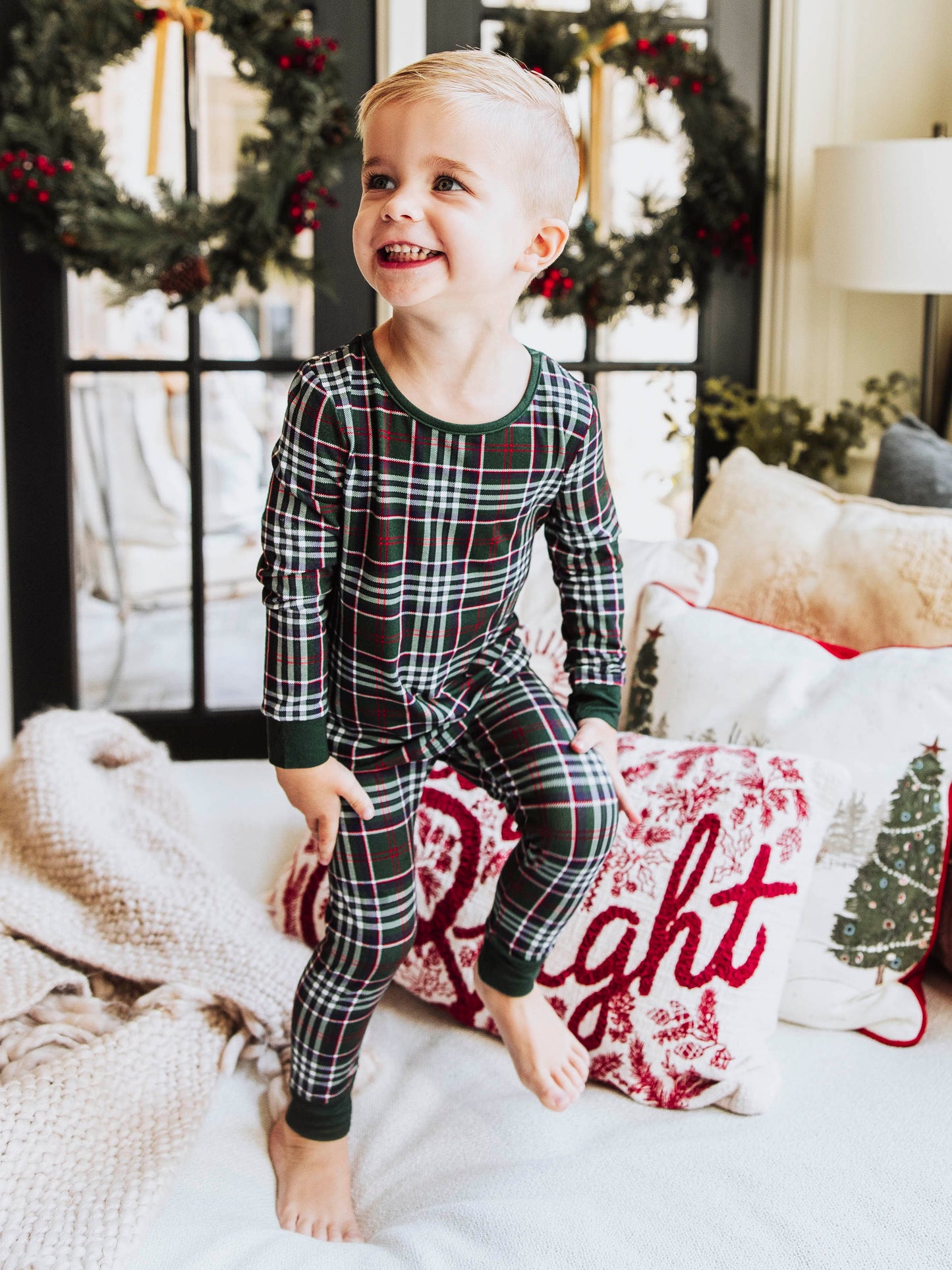 Cloud Fitted Pajamas - Christmas Traditions
