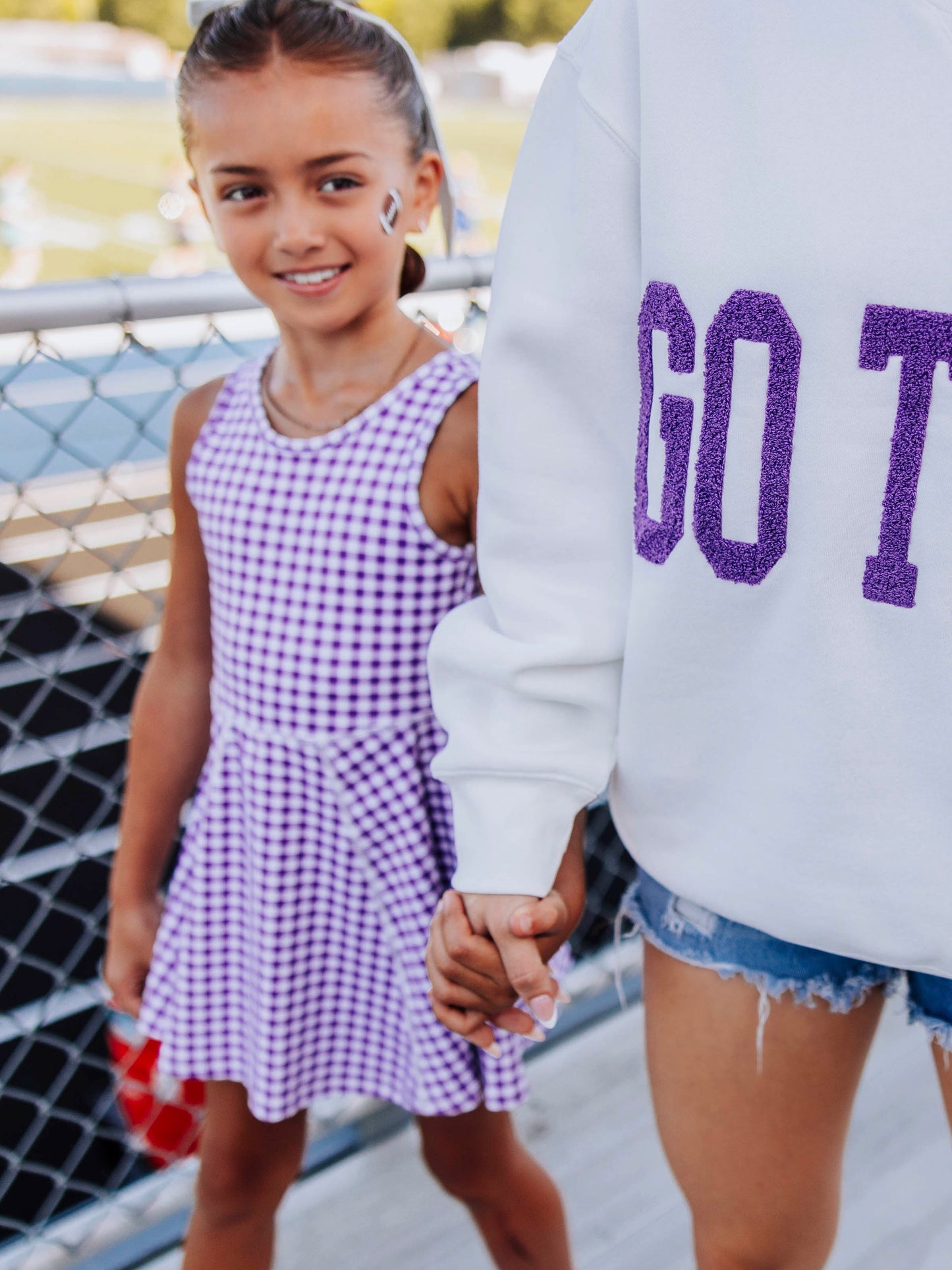 Tennis Dress - Purple Check