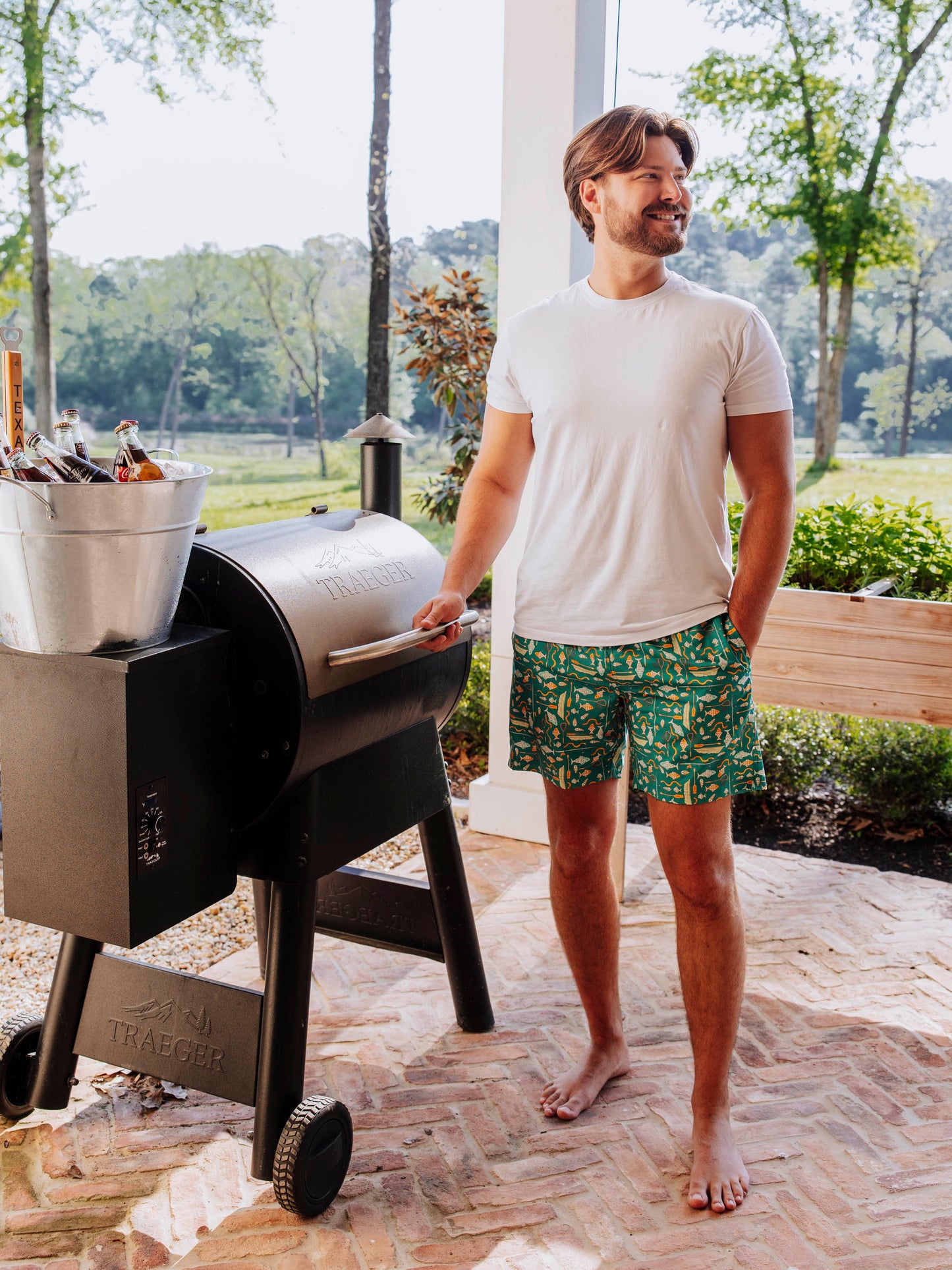 Men's Swim Trunks - Gone Fishin'