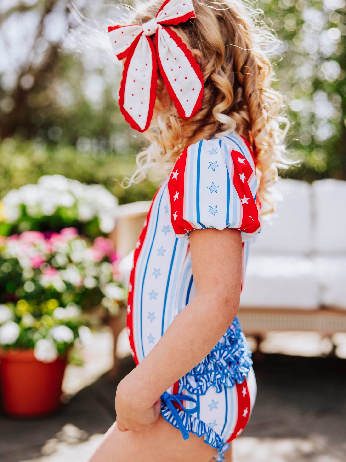 Solid Rash Guard - Bright American Stars