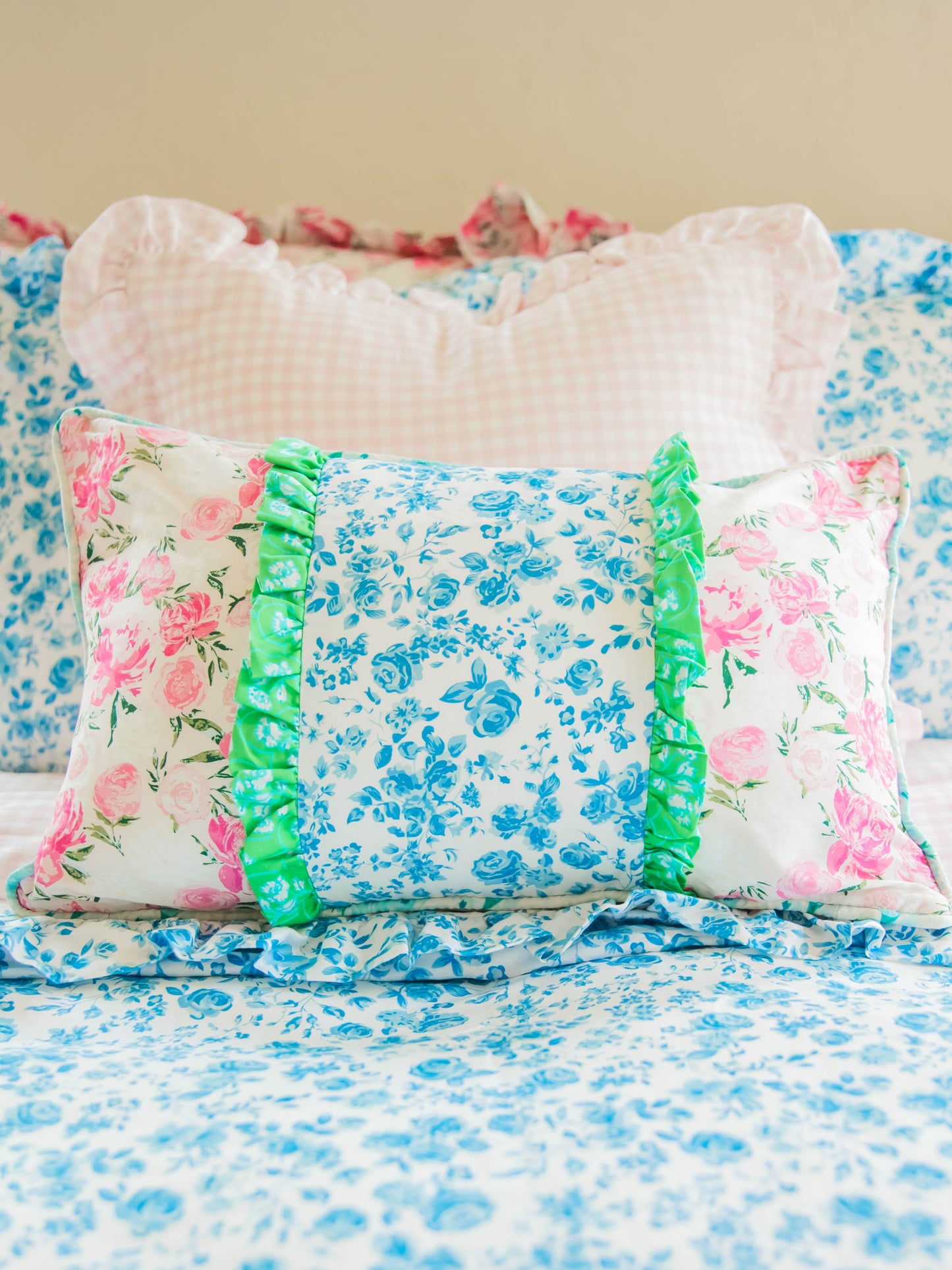 Boudoir Pillow Cover - Wild Rose Mix