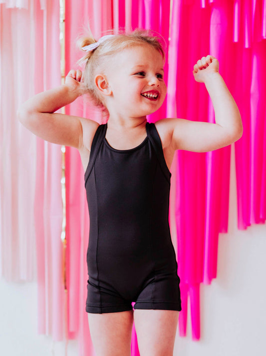 Strappy Leotard - Midnight