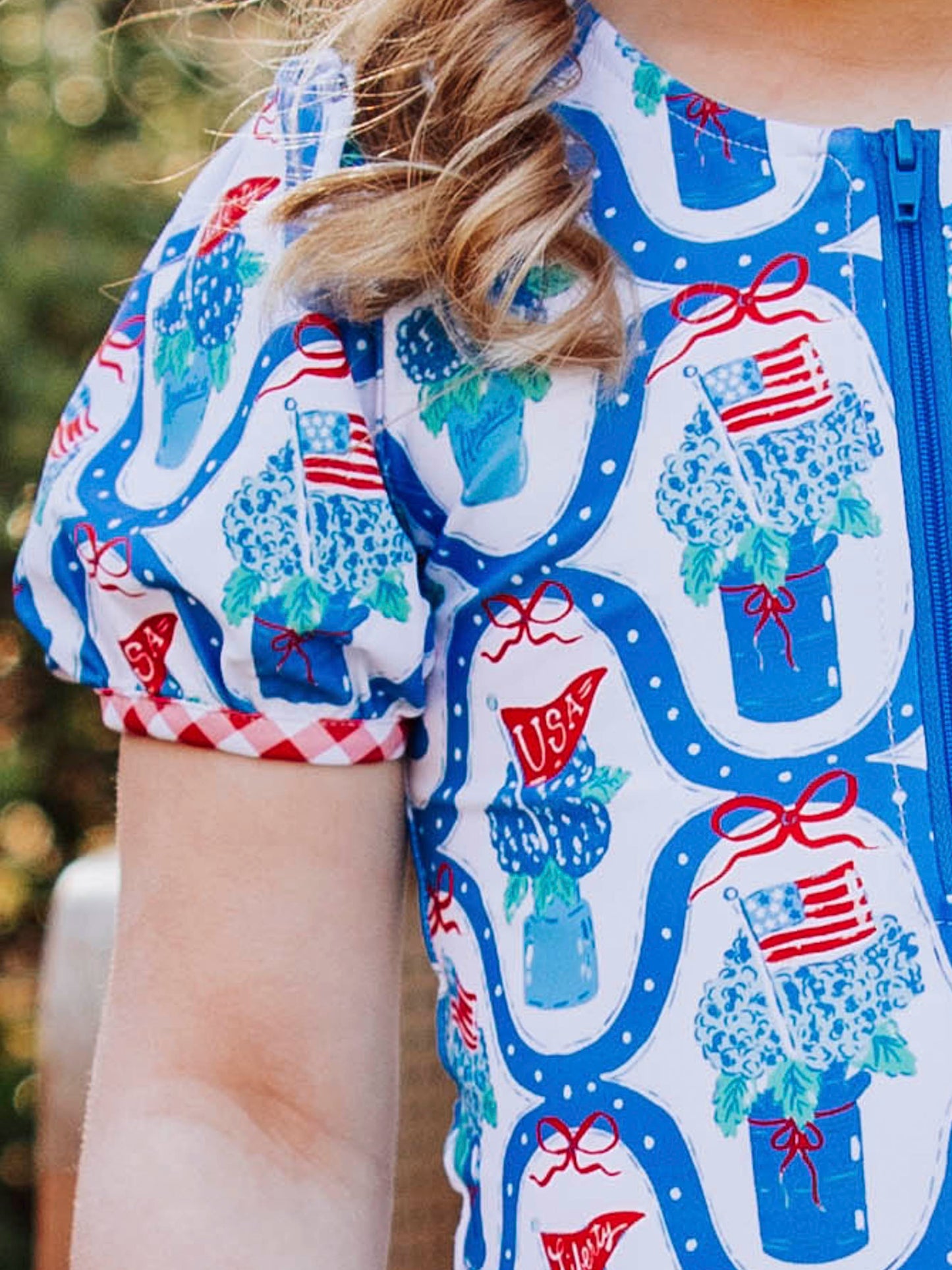 Solid Rash Guard - Star Spangled Banner