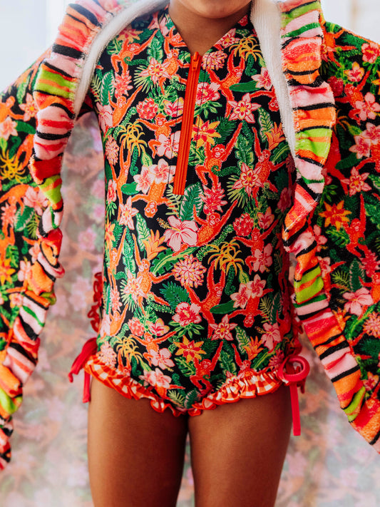 Solid Rash Guard - Tropical Monkeys