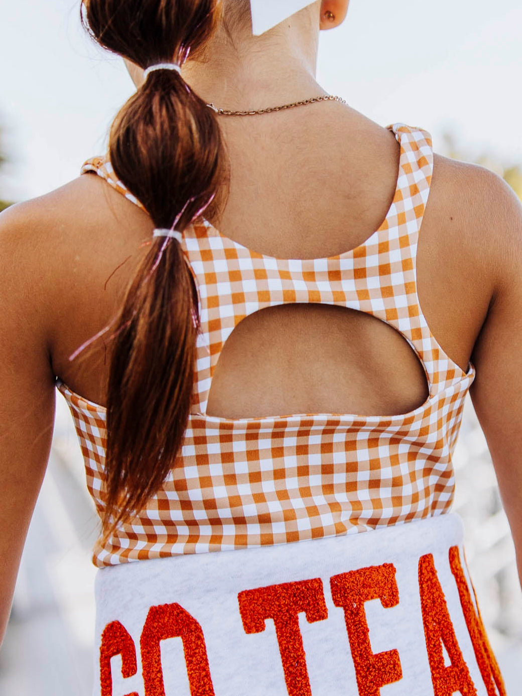Warm Knit Sweatshirt - Go Team Burnt Orange