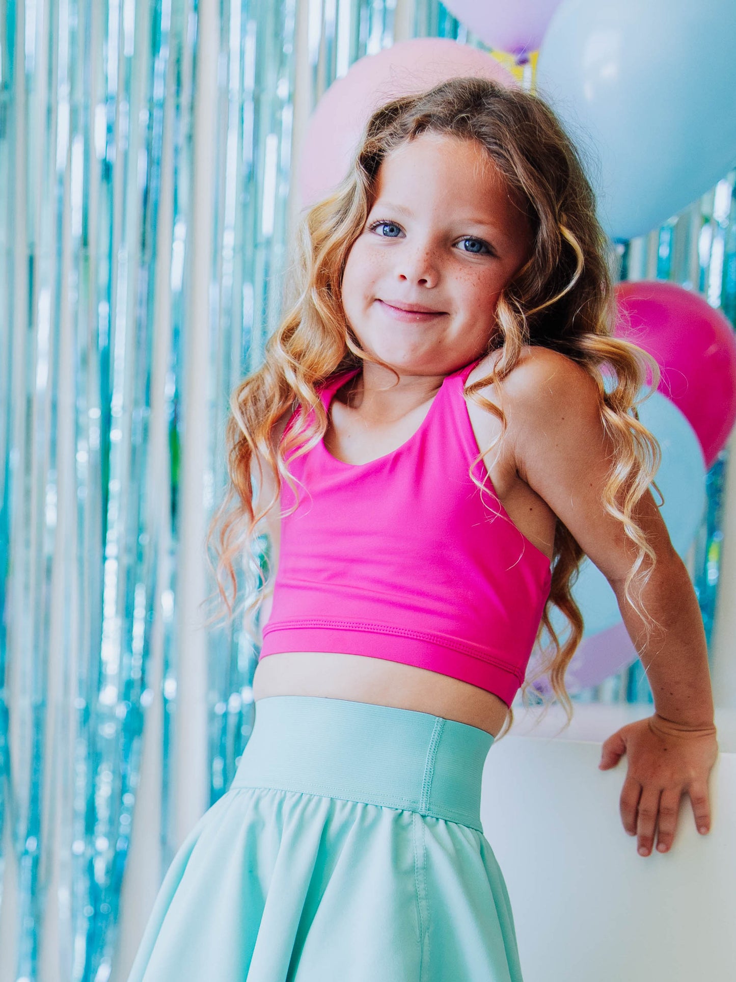 Empower Crop - Fuchsia